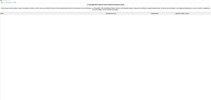Bilder und Dateien komprimieren mit dem File Optimizer